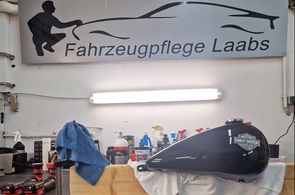 Kanzel Harley Davidson Softail Tank Keramikversiegelung