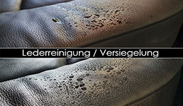 Lederreinigung und Versiegelung