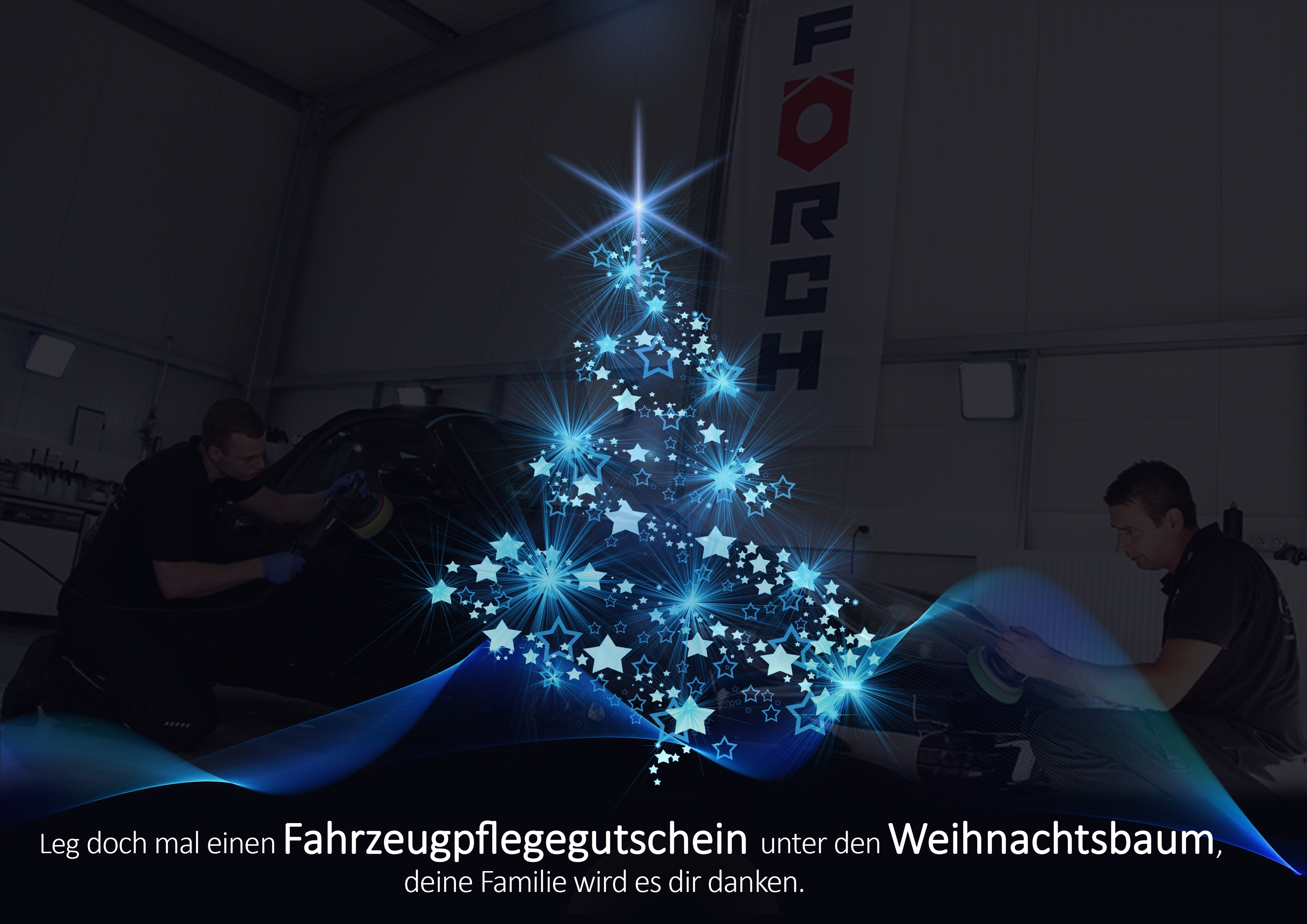 Gutschein für Autoreinigung in Berlin zu Weihnachten